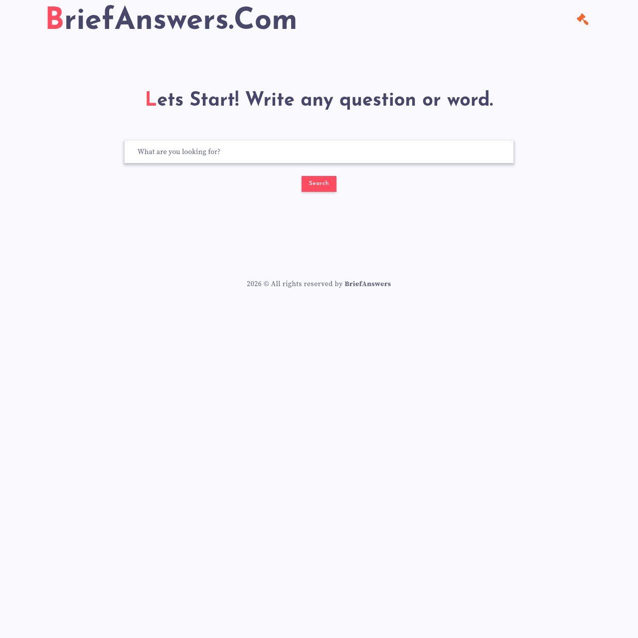 Brief Answers